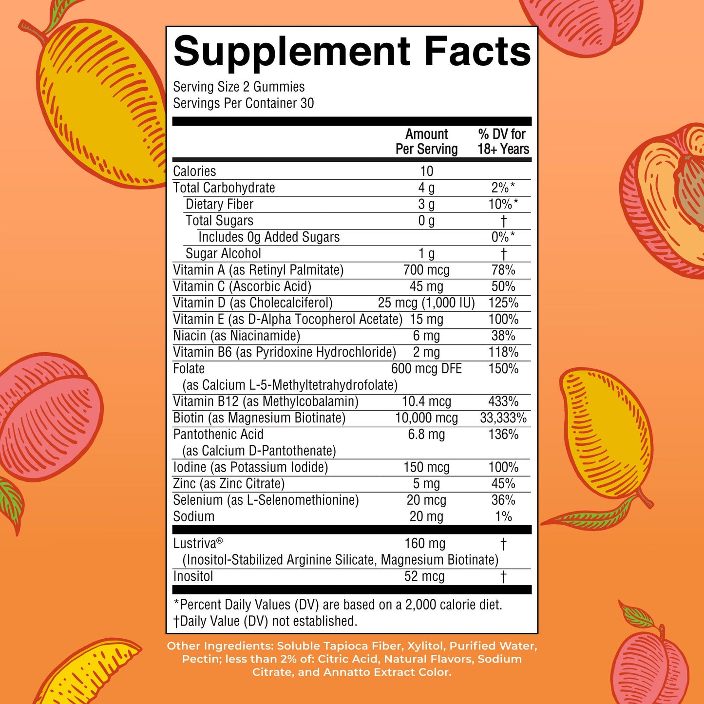 Multivitamin + Hair Growth Gummies