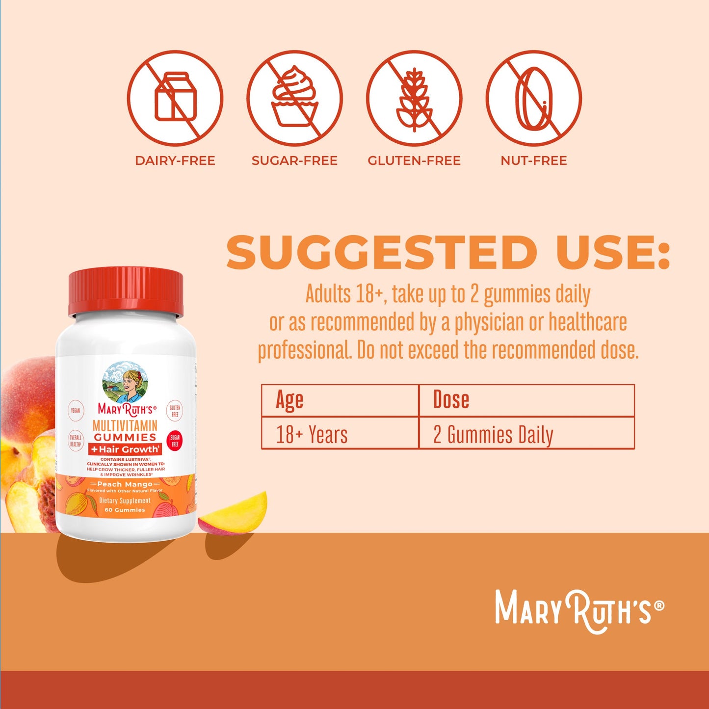 Multivitamin + Hair Growth Gummies