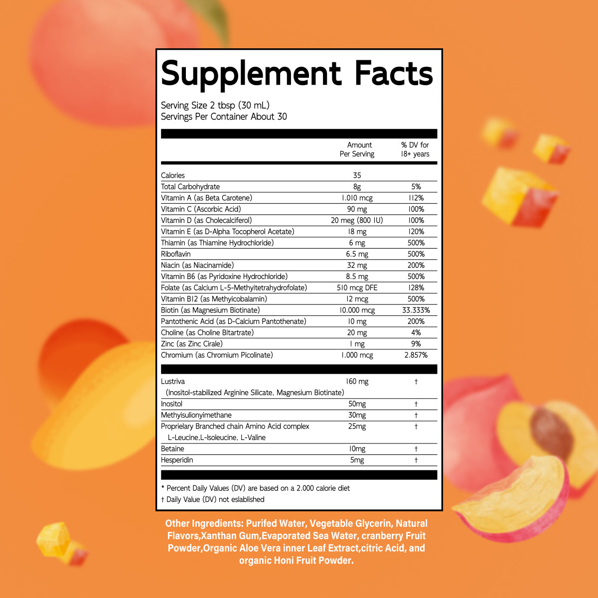 Liquid Morning Multivitamin + Hair Growth