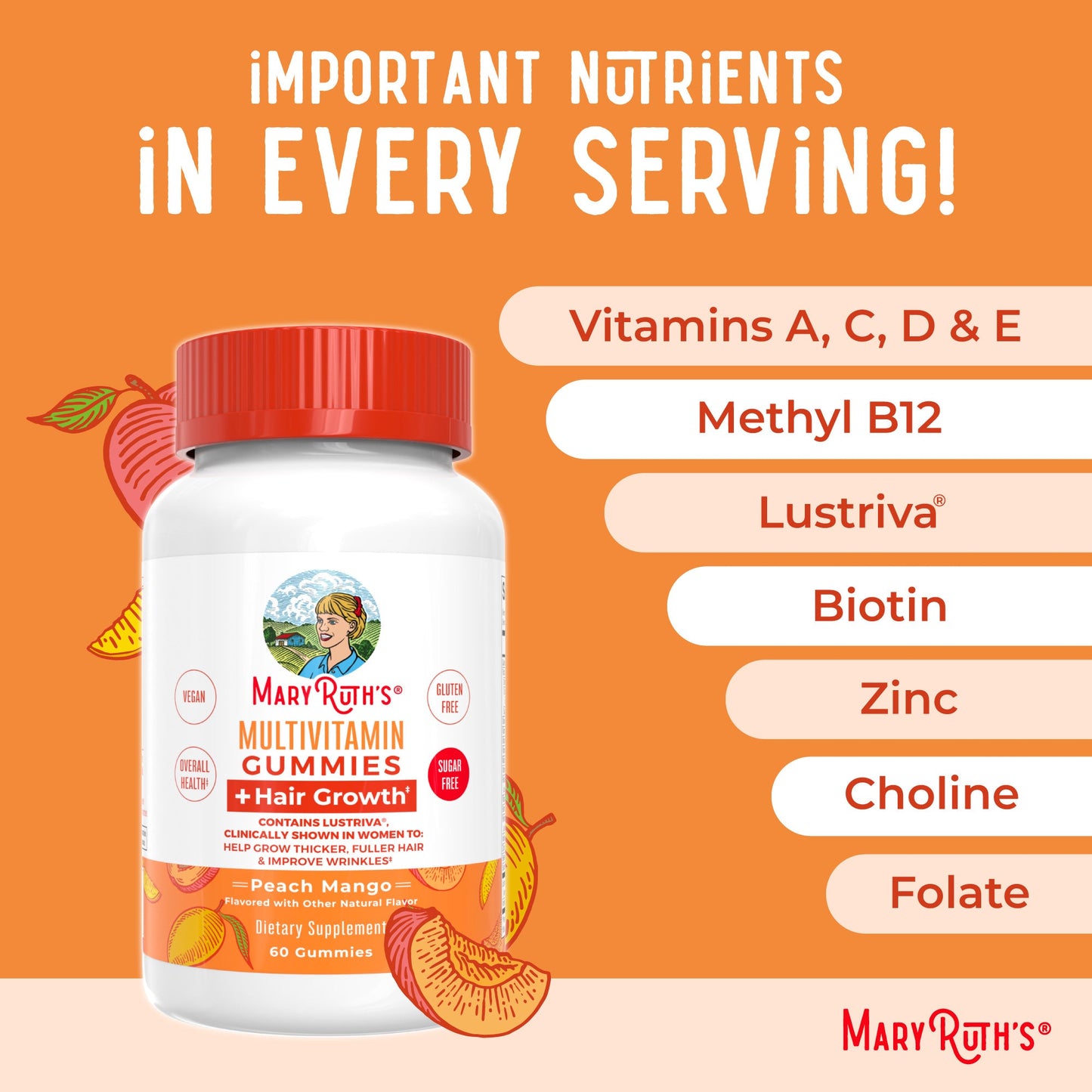 Multivitamin + Hair Growth Gummies
