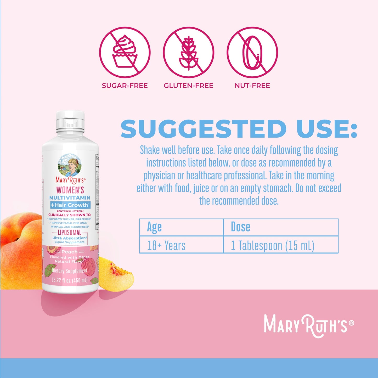 Women's Multivitamin + Hair Growth Liposomal