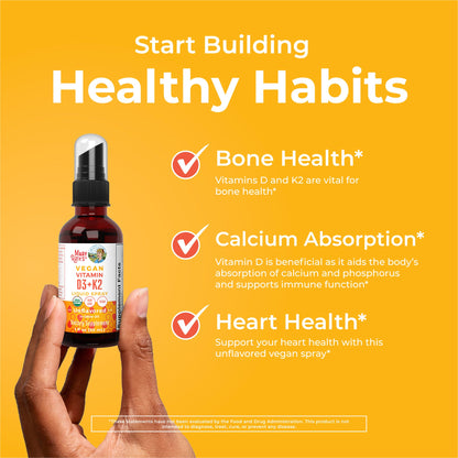 Organic D3 + K2 Spray