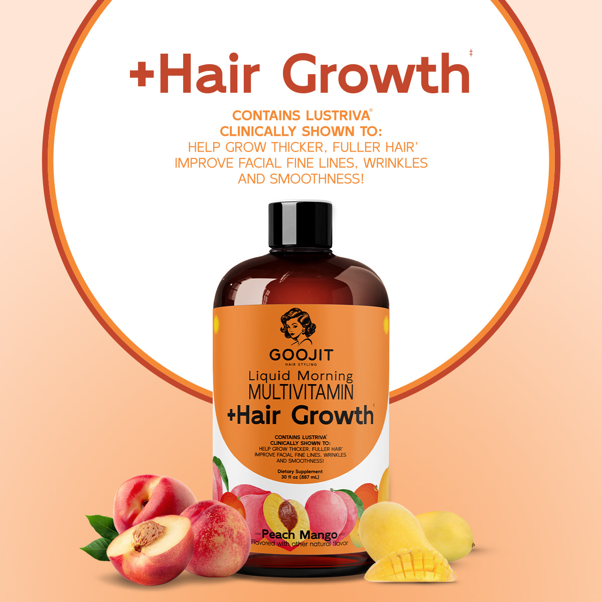 Goojit Liquid Morning Multivitamin + Hair Growth