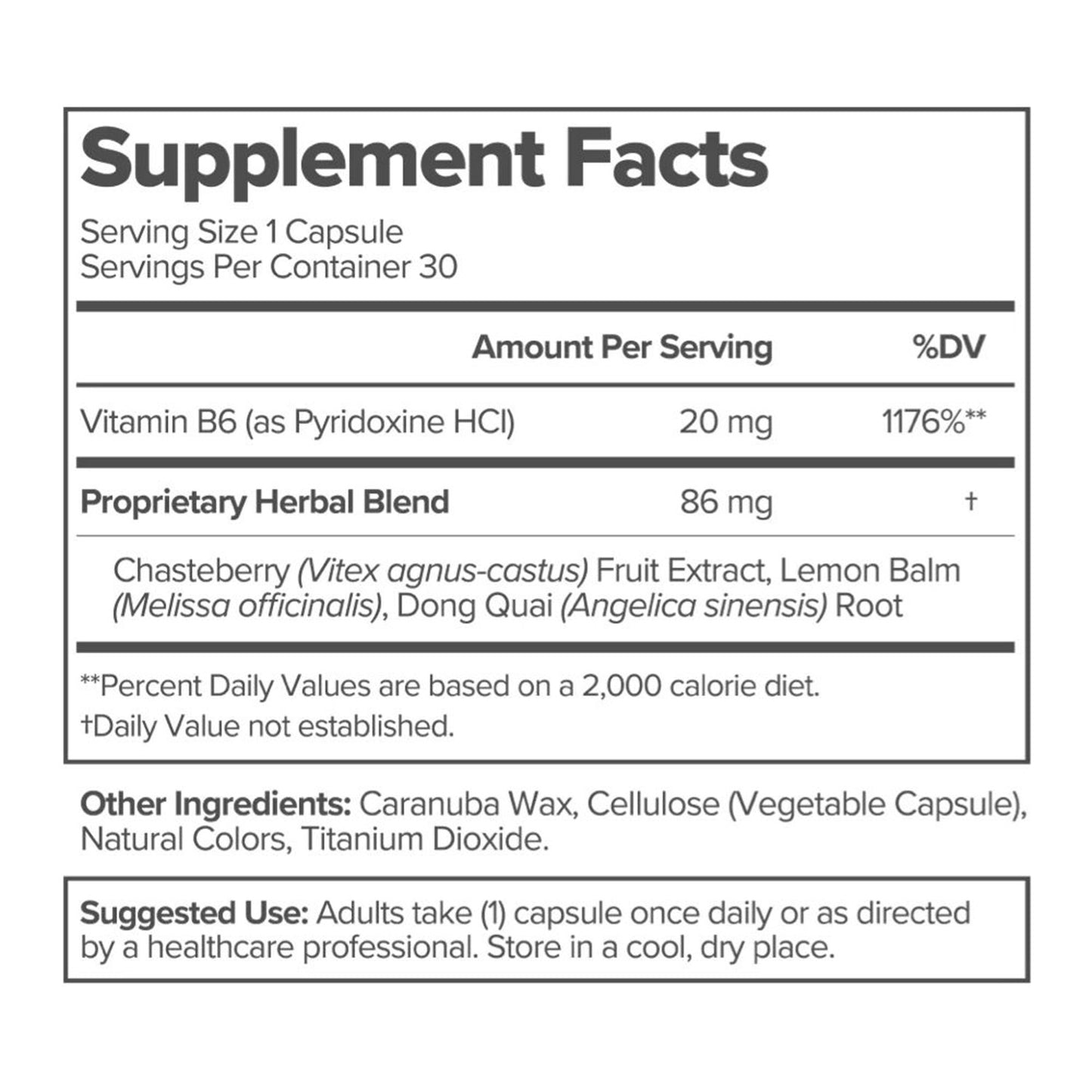 PMS Vitamin Capsule