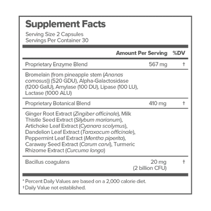 Bloating + Gas Relief Capsules